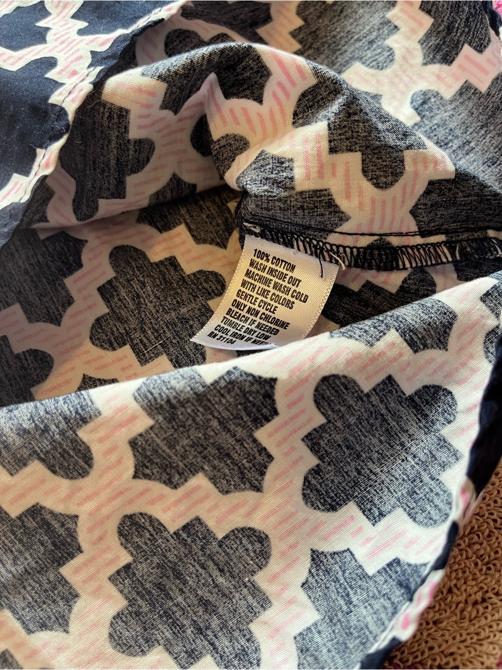 Crown & Ivy Kids 100% Cotton Geometric Tunic Dress - Picture 5 of 6